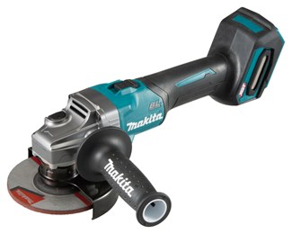 Makita haakse accu slijpmachine - GA008GZ - 40 V - 125 mm - excl. accu en lader - met vastzetschakelaar - in doos