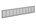 Nedco ventilatiestrip aluminium 600 x 100mm F1