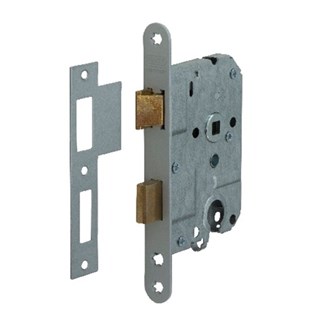 Nemef dag- en nachtslot - PC55 mm - doornmaat 50 mm - 1269/17 RVS zware contraveer