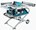 Makita tafelzaag - 2704NX1 - 230 V - 260 mm - met onderstel - in doos