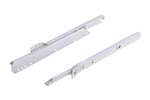 Gacela zelfsluitende rolgeleider - 400 mm - creme-wit RAL9001