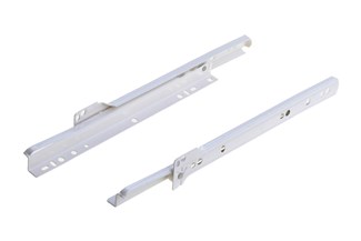 Gacela zelfsluitende rolgeleider - 400 mm - creme-wit RAL9001