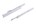 Gacela zelfsluitende rolgeleider - 450 mm - creme-wit RAL9001