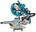 Makita radiaal accu afkortzaag - DLS211PT2U - 2x18V - 305mm - 2x5.0 Ah accu en duo snellader - AWS zender - in doos