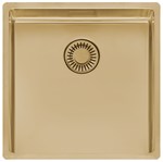 Reginox New York 4040 R10 vlak+onderbouw Comfort spoelbak - Gold