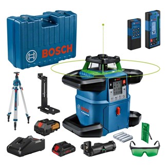 Bosch rotatielaser-set - GRL 650 CHVG - 18V - incl. 4.0 Ah accu en lader - in koffer + BT 300 HD