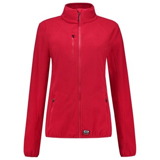 Tricorp sweatvest fleece luxe dames - Casual - 301011 - rood - maat XL