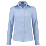 Tricorp dames blouse Oxford slim-fit - Corporate - 705003 - blauw - maat 34
