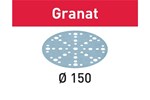 Festool 150mm schuurschijven  (50x) - Granat - korrel 80 - 575162