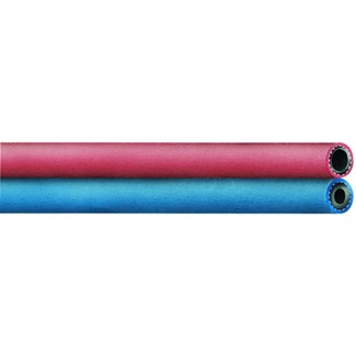 Tweelingslang - acetyleen rood - zuurstof blauw - 6 x 9 mm