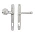 Dauby veiligheidsbeslag knop/kruk - Pure TOP + PH1830 - mat wit brons - profielcilinder 92 mm