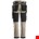 Snickers Workwear 6241 Stretch Werkbroek met holsterzakken khaki/zwart - maat 46