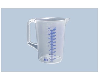 Hünersdorff maatbeker - BPA vrij - transparant - 2 L