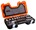 Bahco dopsleutelset met ratel - 1/2inch - 24-delig - S240