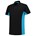 Tricorp Workwear 202002 Bi-Color unisex poloshirt Zwart Turquoise XS
