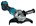 Makita haakse accu slijpmachine - GA038GZ04 - 40V Max - 230mm - excl. accu en lader - met veiligheidsschakelaar - in doos