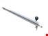 SecuBar schuifpui- en schuifraambeveiliging Basic - Silverline RAL9006 - 143 cm - 2010.380.03
