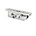 FritsJurgens taatsdeurset - System M+ - M32-SCB - plafond- en rechthoekige vloerplaat - RVS