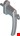 Roto raamkruk Rotoline F1 afsluitbaar stift 30mm 228125