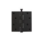 Intersteel kogellagerscharnier - 89x89x2,5 mm - tot 70 kg - recht - mat zwart
