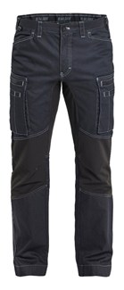 Blåkläder 1459 service werkbroek denim stretch - blauw/zwart maat 54