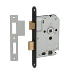 Nemef vrij- en bezetslot - WC63/8 mm - doornmaat 50 mm - 1264/3 - zwart gelakt