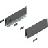 Blum MERIVOBOX zijkant M-hoogte, R+L, 270mm Kleur: orion grijs
