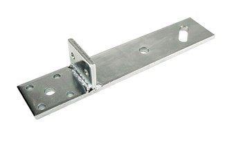 Gebr. Bodegraven 073841 Vloer HSB-strip met lip gelast 75/300mm - staal verzinkt