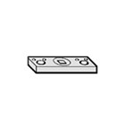 GU stolpraamsluitpl.Jet speling 12mm 8-00668-01