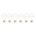 Bailey LED peerlampen (6st) - Ecopack - E27- 8W (55W) - warmwit