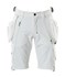 Mascot Advanced short - 17149-311 - afritsbare spijkerzakken - wit - maat C46