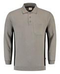 Tricorp polosweater Bi-Color - Workwear - 302001 - grijs/zwart - maat XL