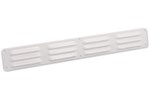 Nedco groot schoepenrooster 500 x 65 mm Wit