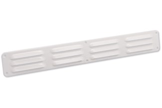 Nedco groot schoepenrooster 500 x 65 mm Wit
