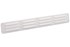 Nedco groot schoepenrooster 500 x 65 mm Wit