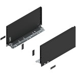blum LEGRABOX zijkant L+R  C-hoogte, 350mm Kleur: carbon zwart