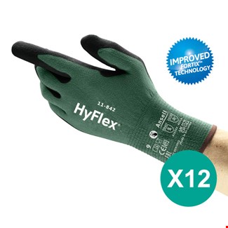 Ansell werkhandschoenen HyFlex® 11-842 - zak à 12 paar