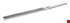 Bahco vijl plat - zonder hecht - 150mm zoet  1-100-06-3-0