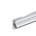 Ellen inbouw tochtprofiel - AIB 4N - 3000 mm - voorgeboord - aluminium