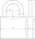 ABUS cilinder hangslot - 65/40HB63 - hoge beugel 63mm - gelijksluitend  op nr. KA0406