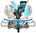 Makita radiaal accu afkortzaag - LS004GZ01 - 40V Max - 260mm - excl. accu en lader - met AWS zender - in doos