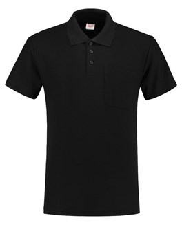 Tricorp Casual 201011 unisex poloshirt Zwart 4XL
