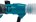 Makita accu combihamer - HR005GM202 - SDS-Max - 40V Max - 2x4.0 Ah accu en snellader - AWS zender - in koffer