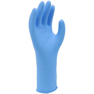 Showa 7585PF 100% nitril wegwerphandschoen (50x) blauw 