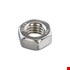 Hoenderdaal zeskantmoer [250x] - RVS-A2 - SW-7 - M4