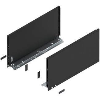 blum LEGRABOX zijkant L+R  F-hoogte, 450mm Kleur: carbon zwart