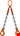 REMA ketting 2-sprong - 5600KG-10MM-RDG-RCS-3M - in opbergbox