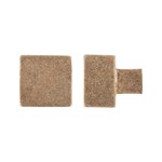 Dauby meubelknop - Pure PQ-45 - ruw brons - 45 mm