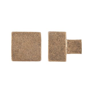 Dauby meubelknop - Pure PQ-45 - ruw brons - 45 mm