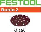 Festool 150mm schuurschijven [10x] -ru2 k.80 499111